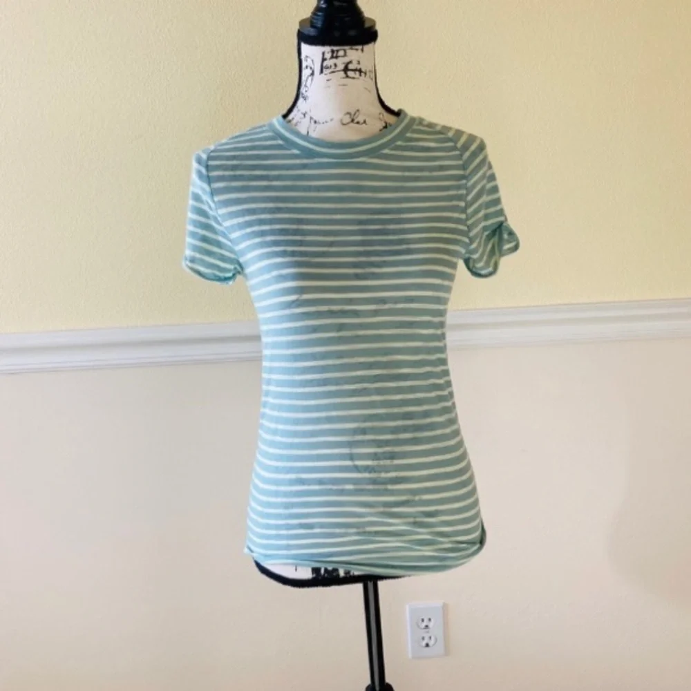 NWT FREE PEOPLE NIGHT SKY STRIPE TEE SHIRT